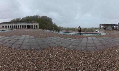 Lonely Rooftop - Abandoned Office Building (360° View)