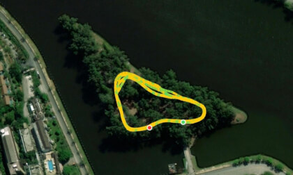 VRGO Route Map — Ban Nai Han Lagoon Loop — Recovery Walk