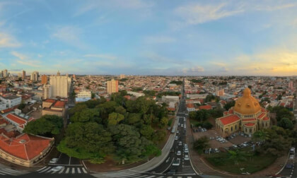 Golden Hour Over São Carlos Cathedral | 360° VR Photo