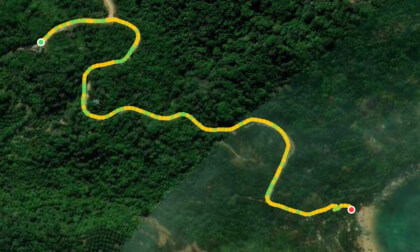 VRGO Route Map — Nui Beach Jungle Descent — Advanced Walk