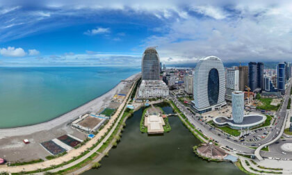 DB Travel Club 📸 – Have a Look 360 🎥Ardagani Lake and Orbi City. Batumi Bay Georgia 🇬🇪