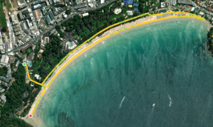 VRGO Route Map — Kata Beach Dual-Line — Steady Treadmill Walk