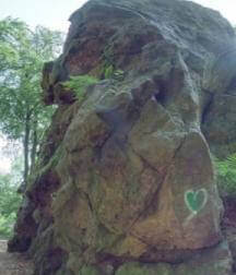 [8K 360 3D] Tall Rock (forest side)