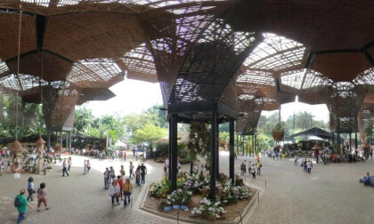 The Orquideorama at the Medellín Botanical Garden, Colombia.