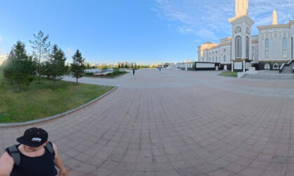 Inside the Hazret Sultan Mosque | Exploring Astana Ep.2 | 360° 8K VR