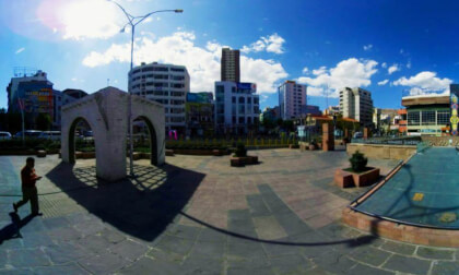 La Plaza Tejada Sorzano de la ciudad de La Paz Bolivia