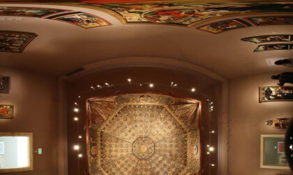 Mudéjar ceiling from Palacio de Altamira, Torrijos, Spain (c. 1482-1503)
