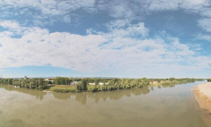 Flying Over the Po River: Piacenza’s Liquid Border in 360°