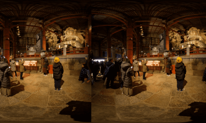 Daibutsuden (Great Buddha Hall) in Nara on New Year's visit in 2024
