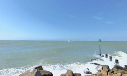 Felixstowe Coast looking towards Harwich