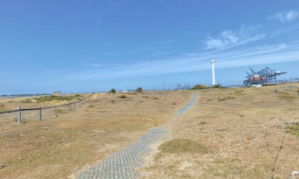 Radar Tower and Docks Felixstowe