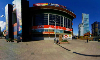 Alrededor del estadio Hernando Siles de la Ciudad de La Paz Bolivia