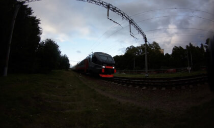 Train in Saint Petersburg