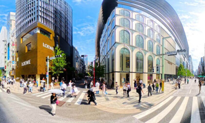 Ginza Chuo Dori Pedestrian Paradise VR360 Walk | Tokyo, Japan