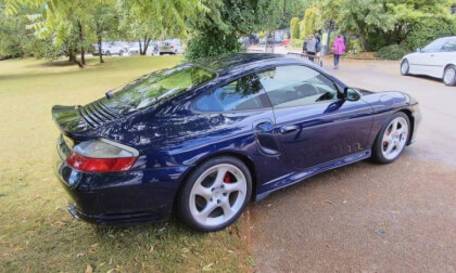Buxton Classic Car Show - Porsche side view.