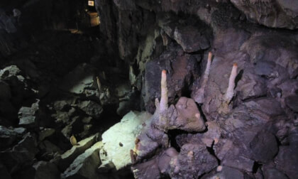 Poole's Cavern - Poached eggs.