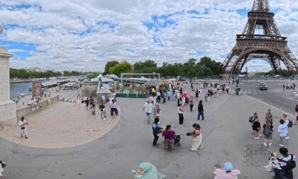 Paris the Eifelturm with Insta360 X5 360° Photography