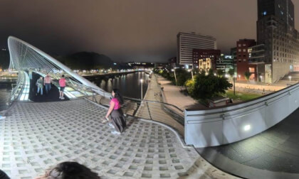 Bilbao Zubizuri Bridge, Spain