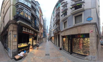 Bilbao city center, spain