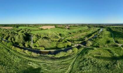 Bridge Over Shropshire Union Canal In England 3D 360