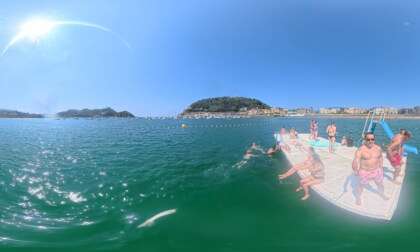 360° View of La Concha Beach | Donostia-San Sebastián, Spain