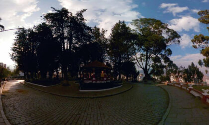 Parque Montículo de la ciudad de La Paz Bolivia