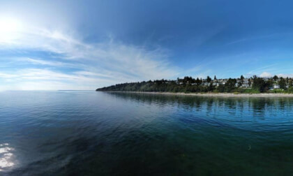 More shots from over the ocean