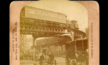 ~1891: Elevated Railway, South Ferry, New York
