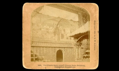 1893 Columbian Exposition, An Illinois farm scene, Illinois State Building