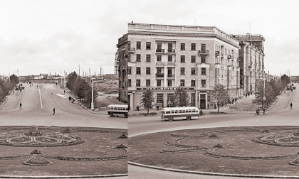 Minsk, Belarus Victory Square without a stele