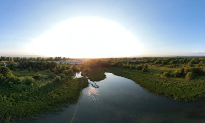 A View From Above - Greenhead Moss Nature Reserve (360° View)