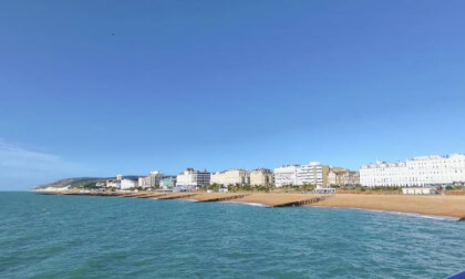 Left side of Eastbourne Coastline as viewed from the Pier