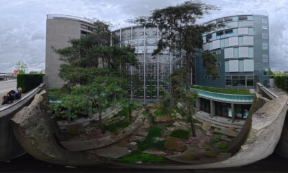 Nordic Embassies Berlin | Inner Courtyard | Insta360 X5