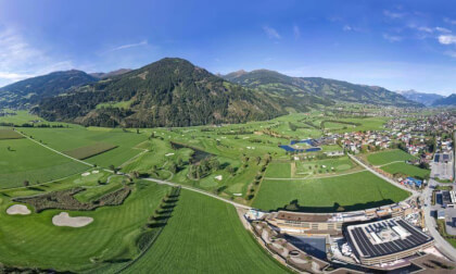 A morning view of the village of Uderns in the Zillertal – Tyrol, Austria.
