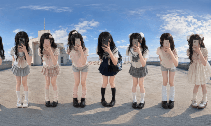 What It Feels Like to Be Surrounded by 8 Schoolgirls [360° VR POV]