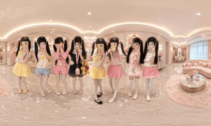What It Feels Like to Be Surrounded by 8 Schoolgirls [360° VR POV]