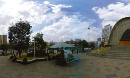 Plaza de San miguel de la ciudad de La Paz Bolivia