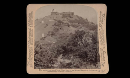 ~1902, Lick Observatory as seen from bushes