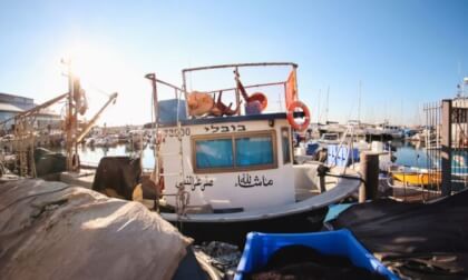Boat in Tel Aviv