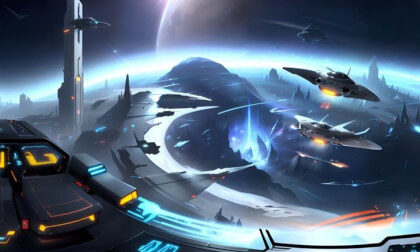 scifi_an_alien_landscape_with_colorful_planets_in_