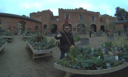 Paul Browsing some of the plants