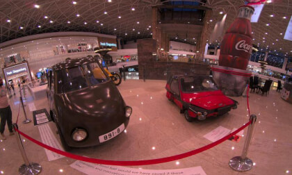 First aerodynamic car with wheels inside the body of the car by Aurel Persu - 1922 VR Photo First aerodynamic car with wheels inside the body of the car by Aurel Persu - 1922 VR