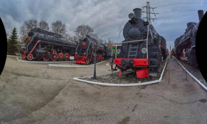 Soviet railway equipment. Open-air museum. (2)