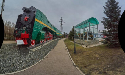 Soviet railway equipment. Open-air museum. (3)