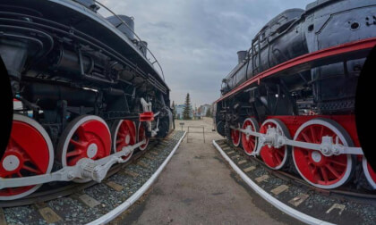 Soviet railway equipment. Open-air museum. (5)