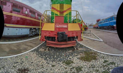 Soviet railway equipment. Open-air museum. (7)
