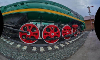 Soviet railway equipment. Open-air museum. (8)