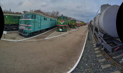 Soviet railway equipment. Open-air museum. (9)