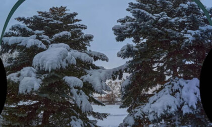 Snowfall embankment city (8) VR Photo Snowfall embankment city (8) VR