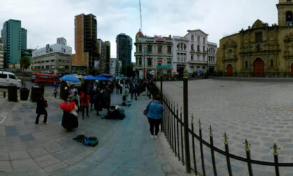 Plaza Mayor de San Francisco de la ciudad de La Paz Bolivia